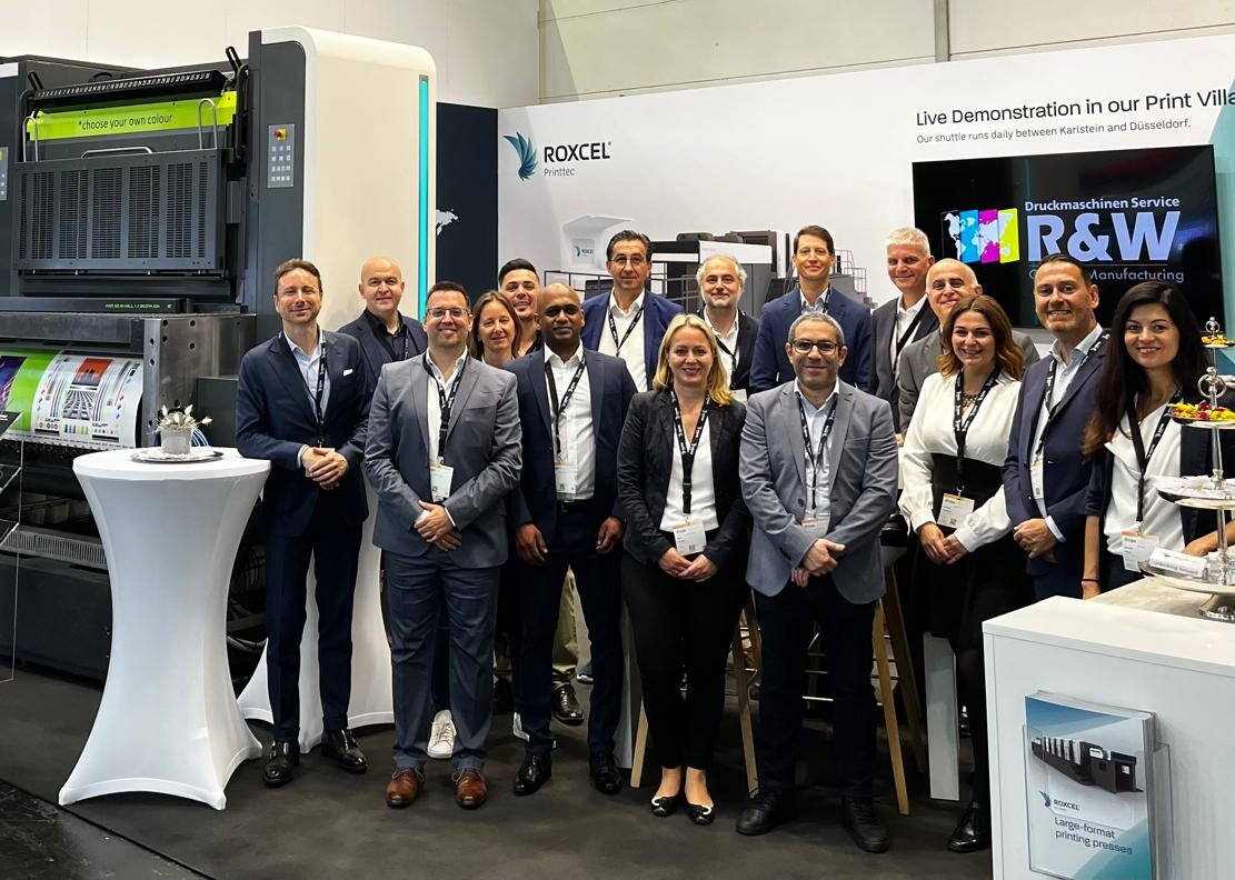 ROXCEL debuts at DRUPA exhibition with its own stand